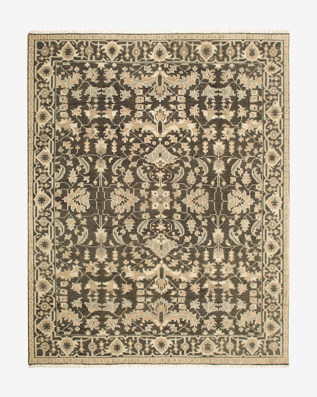 Tapis en laine noué à la main Wayland