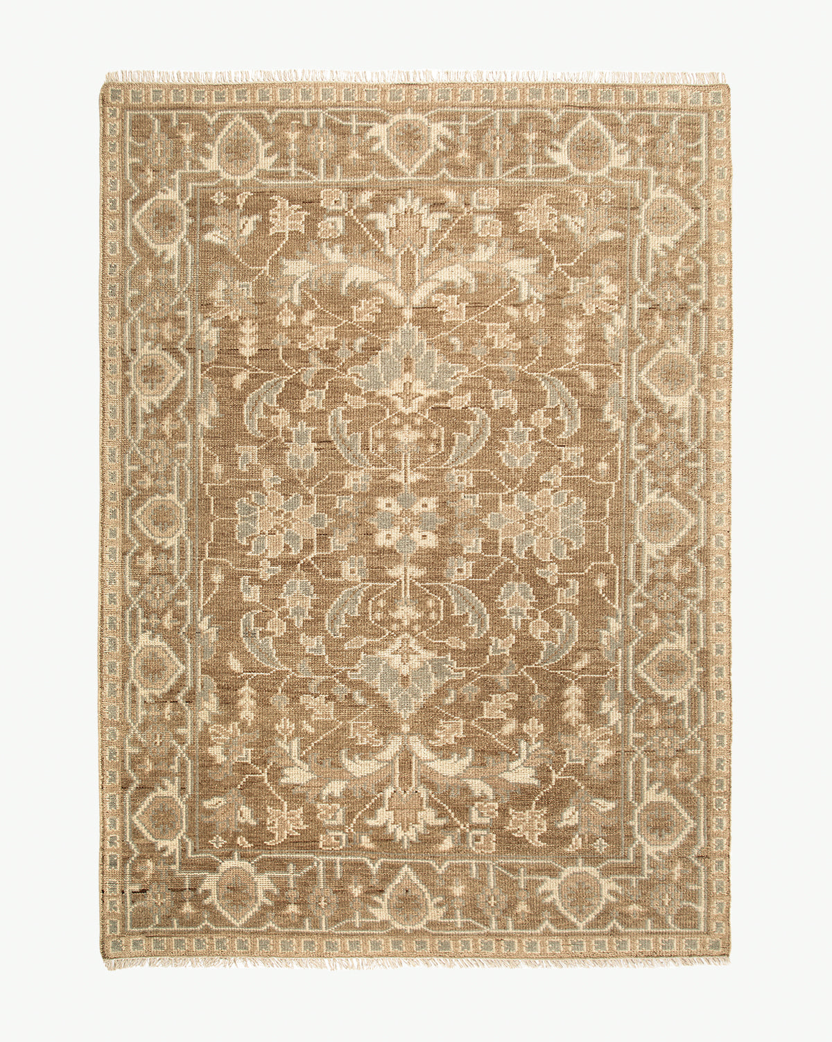 Tapis en laine noué à la main Wayland