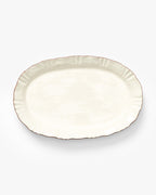 Plat de service en osier