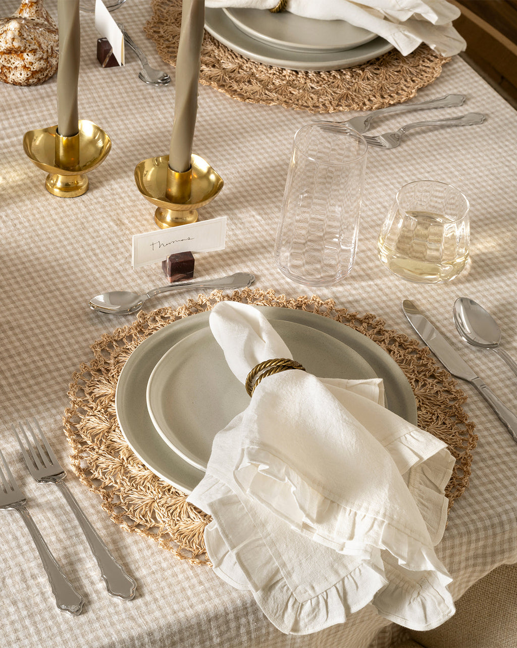Serviettes en lin Catania (lot de 4)